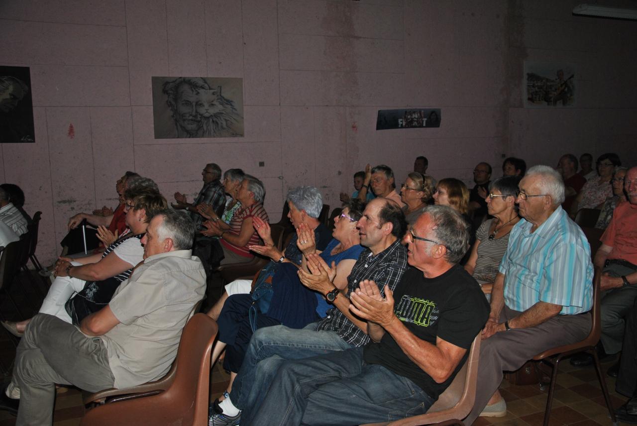 La foule en délire ;-)