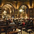 Intérieur de l'église - il y avait du monde !